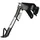 ADAPTABLE STAND SCOOTER SIDE PEUGEOT 50 SPEEDFIGHT-2 2007>, X-FIGHT 2007>, VIVACITY 2007> BLACK -BUZZETTI