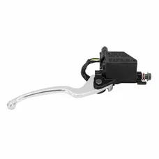 ADAPTABLE SCOOTER BRAKE MASTER CYLINDER SYM 50 ORBIT 4-STROKE BLACK/SILVER RIGHT (OEM 45500-AAA-0000) -P2R