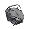 REAR BASKET FIL STEEL RACKTIME BASK IT TRUNK BLACK WITH ANSE ON CARRIER (39X26X27 CM) - COMPATIBLE SYSTEM RACKTIME SNAPIT