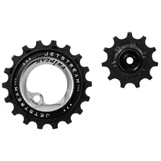 DERAILLEUR JOCKEY WHEEL AOPW TRIPEAK 11-18 TEETH CERAMIC 11X1-SPEED SHIMANO GRX RX812/817 SILVER (SET OF 2) (WARRANTY 4 YEARS)