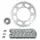 KIT CHAINE ADAPTABLE YAMAHA 125 XV VIRAGO 1997>2001 520 13x47 (DIAM COURONNE 125/145/10.5) (DEMULTIPLICATION ORIGINE) -AFAM