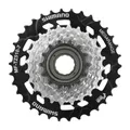 FREEWHEEL 7-SPEED SHIMANO TZ-510 14-34 MEGARANGE SILVER/BLACK