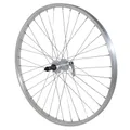 MTB WHEEL BRAKE SHOE LOCKING 24" ALUMINIUM REAR HUB ALUMINIUM FREEWHEEL 7/6-SPEED RIM 21C