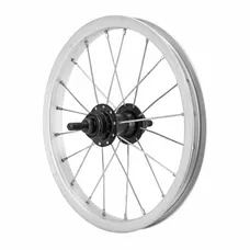 CITY WHEEL BRAKE SHOE 14" X 1.75 REAR RIM ALUMINIUM HUB STEEL AXLE PLEIN FREEWHEEL 1-SPEED