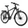 CONVENTIONAL BICYCLE TREKKING BIKE 28 LEADER FOX ESPIRIT 2025 MEN'S BLACK 9-SPEED FRAME ALUMINIUM 19 INCHES (SIZE ADULT 178 TO 185 cm)