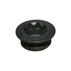 SCREW CRANK ARM COVER LEFT SHIMANO AXLE INTEGRATED DURA-ACE/ULTEGRA/105 XTR/XT INTEGRATED PLASTIC BLACK (DIAMETER 19.9 mm)