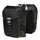 DOUBLE BICYCLE PANNIER BASIL MILES WATERPROOF 32L BLACK LISERET YELLOW FLUORESCENT (PAIR) (44X14X30CM)