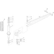 Suspension arriere - amortisseur/s