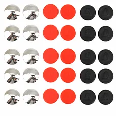 HANDLEBAR END PLUG ROAD VELOX RED(X10) - WHITE(X10) - BLACK(X10) (CARD OF 30)