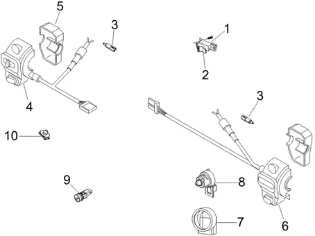 Inverseurs - Commutateurs - Boutons - Interrupteurs