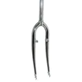 MTB FORK 26'' RIGIDE CINTREE STEEL CHROME-PLATED WITH TASSEAUX PIVOT LISSE 250 mm 1''1/8 - 28,6 mm OUTER
