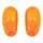 CABOCHON CLIGNOTANT SCOOT ADAPTABLE PIAGGIO 50 TYPHOON 1993>2005, NTT, NRG 1994>2005 AV ORANGE (PAIRE) -REPLAY