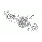 Roue AR rayons