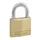 CADENAS A CLE MASTERLOCK LAITON ANSE ACIER CEMENTE LARGEUR 30mm, ANSE 16mm, DIAM 5mm (DOUBLE VERROUILLAGE) (VENDU A L'UNITE)