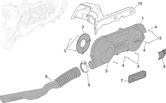 Couvercle variateur