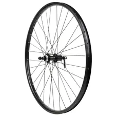 TREKKING WHEEL/E-BIKE DISC LOCKING 700 MACH1 M910 DOUBLE WALL WITH OEILLETS REAR BLACK HUB SHIMANO M910 CASSETTE 11/10/9-SPEED CENTERLOCK TUBELESS READY RIM 23C 32 SPOKES -WEIGHT MAX 180 kg