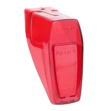 CABOCHON FEU ARRIERE CYCLO ADAPTABLE MBK/MOTOBECANE ROUGE (PERCEE) -SELECTION P2R