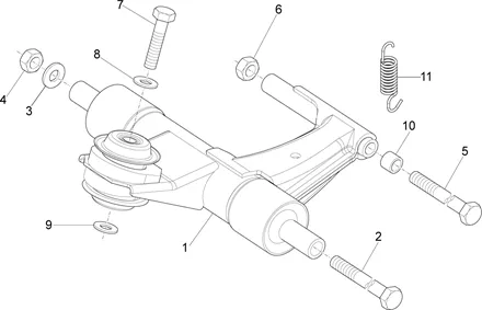 Bras oscillant