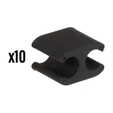 ATTACHE CABLE HOUSING BRAKE/DERAILLEUR ELVEDES BLACK 2,5 - 5 mm (SOLD IN PACKS OF 10) -COMPATIBLE DI2