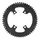 ROAD CHAINRING 4-BOLT DIA. 110 FOR SHIMANO ULTEGRA R8000/R8050 STRONGLIGHT 53T OUTER BLACK CT2 11-SPEED (FOR CHAINRING 39T)