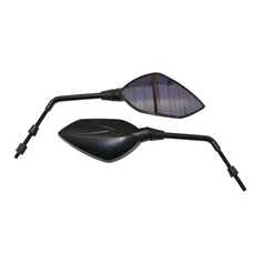 REAR-VIEW MIRROR SCOOTER REPLAY DESIGN 2 DIAMETER 8 BLACK REVERSIBLE (PAIR)