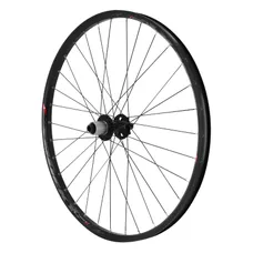MTB WHEEL DISC 27.5" TRUCKY 30 BOOST TUBELESS READY REAR BLACK HUB BEARING DISC 6 HOLES 11/10-SPEED THRU AXLE 12/148 RIM 30C 32 SPOKES