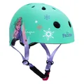 CHILDREN'S BICYCLE HELMET DISNEY V3 FROZEN GREEN D'EAU WITH ADJUSTMENT DIAL ADJUSTMENT SIZE 52-56 (LA REINE OF NEIGES) (CARD-PACKED)