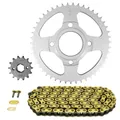 KIT CHAINE ADAPTABLE HONDA 125 XL S 1979>1982, XR 1979>1982 428 14x47 (DIAM COURONNE 58/90/10.5) (DEMULTIPLICATION ORIGINE) -AFAM