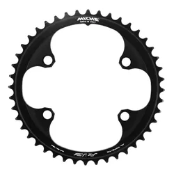 ROAD CHAINRING 4-BOLT DIA. 110 FOR SHIMANO 105 R7100/ULTEGRA R8100 MICHE 44T INNER BLACK 12-SPEED