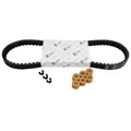 KIT TRANSMISSION (COURROIE, GALETS, GUIDES) ORIGINE PIAGGIO 50 LIBERTY 4T 1998>2005/APRILIA 50 SCARABEO 4T 2V 2002>2009, SCARABEO 4T 4V 2010> -1R000445