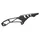 PROTEGE/PARE CHAINE 50 A BOITE ADAPTABLE DERBI 50 SENDA DRD, X-TREM/APRILIA 50 RX, SX/GILERA 50 RCR, SMT ALU NOIR -P2R