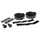 HANDLEBAR TAPE/HANDLEBAR BTP PERFORMANCE PRO BLACK MOTIFS REFLECHISSANTS WITH BOUCHONS (CONFORTABLE THICKNESS 3 mm)
