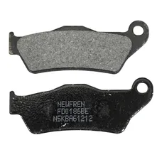 BRAKE PAD SET NEWFREN FOR YAMAHA 125 YP MAJESTY 1998>2009 FRONT, 300 XC VERCITY 2003>2006 REAR/SUZUKI 125 BURGMAN 2002>2006 FRONT (L 94.5 mm - H 37 mm - P 7.5 mm) (FD0186BE) (ELITE ORGANIC)