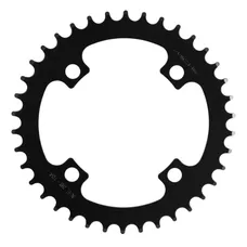 E-BIKE CHAINRING 4-BOLT DIA. 104 FOR BOSCH MICHE 38T SINGLE BLACK STEEL 8/9/10-SPEED