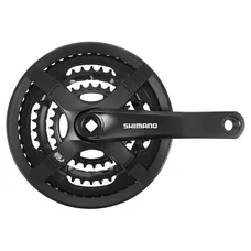 MTB CRANKSET SHIMANO 6/7/8-SPEED TOURNEY BLACK 170 mm 48-38-28 (HOUSING 123 mm)