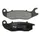 BRAKE PAD SET NEWFREN FOR HONDA 125 CBF 2009> FRONT, 125 CBR R 2004>2018 FRONT, 125 ANF INNOVA 2007> FRONT/RIEJU 125 RS2 NAKED 2006> FRONT/NIU N-SERIES, N1S FRONT (FD0355BT) (TOURING ORGANIC)