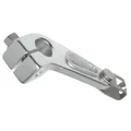 BIELLETTE COMMANDE EMBRAYAGE 50 A BOITE ADAPTABLE DERBI 50 SENDA, GPR/GILERA 50 SMT, RCR LIGHTY ALU ARGENT -REPLAY