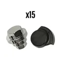 ECROU DE SERRAGE ELVEDES POUR CABLE DE FREIN ROLLER BRAKE IM85/81/80/5/45 LAITON (VENDU PAR 15)
