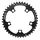 ROAD CHAINRING 5-BOLT DIA. 110 STRONGLIGHT DURAL 42T INNER BLACK TYPE SHIMANO 10/9-SPEED
