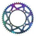 ADAPTABLE REAR SPROCKET 50CC GEARED MOTORCYCLE VOCA BESTIA BETA 50 RR ENDURO 2006>2018, 50 RR MOTARD 2005>2018, 50 RR STANDARD 2005>2008 420 50 DTS ALUMINIUM CNC NEO-CHROME (DIAMETER 100/120/8.5)