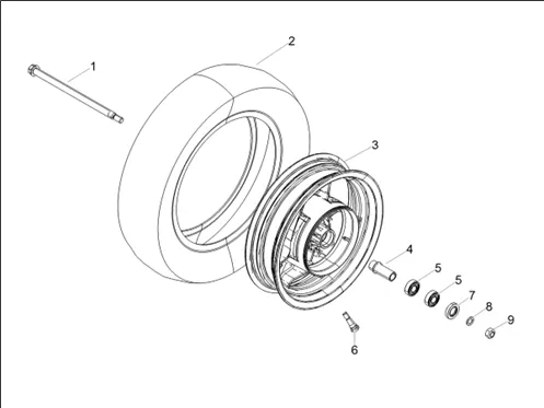 Roue avant