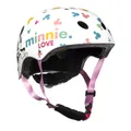 CHILDREN'S BICYCLE HELMET DISNEY V3 MINNIE WHITE WITH ADJUSTMENT DIAL ADJUSTMENT SIZE 54-58 (CARD-PACKED)