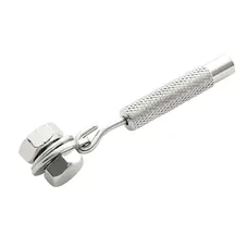 TENDEUR OF CABLE DERAILLEUR ELVEDES FOR STURMEY ARCHER 3/5 V. LAITON SILVER DIAMETER 4,3 mm (SOLD INDIVIDUALLY)
