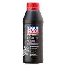 HUILE DE FOURCHE/SUSPENSION LIQUI MOLY 7,5W FORK OIL MEDIUM/LIGHT (500 ml) 100% SYNTHESE