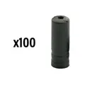 END CAP OF CABLE HOUSING 5 mm PLASTIC BLACK WATERPROOF (SOLD IN PACKS OF 100) -ELVEDES