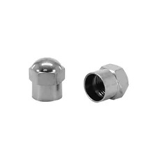 CAP OF VALVE MOTORCYCLE/SCOOTER/MOPED STANDARD STEEL V1 (PAIR) -P2R SELECTION