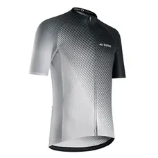 CYCLING JERSEY GIST SUMMER FLOW SLEEVES SHORT ZIP TOTAL WHITE XXXL -5349