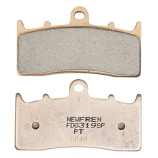 BRAKE PAD SET NEWFREN FOR BMW 850 R R 2002> FRONT, 1100 R S 2000>2006 FRONT, 1150 R R 1999>2006 FRONT, 1200 R R 2006>2014 FRONT, 1300 K (L 81,5 mm - H 46 mm - P 9 mm) (FD0319SP) (SPORT TT PRO SINTERED METAL)