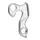 DERAILLEUR HANGER ALUMINIUM MARWI BH/BIANCHI/GITANE/WILIER/COMMENCAL... GH-117 (SOLD INDIVIDUALLY CARDED)