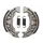 BRAKE SHOE SET SCOOTER NEWFREN FOR PIAGGIO 50 NRG 1996> REAR, NTT 1996> REAR, FREE 1996> REAR, SFERA 1995> REAR DIAMETER 100X20 MM (GF0263)